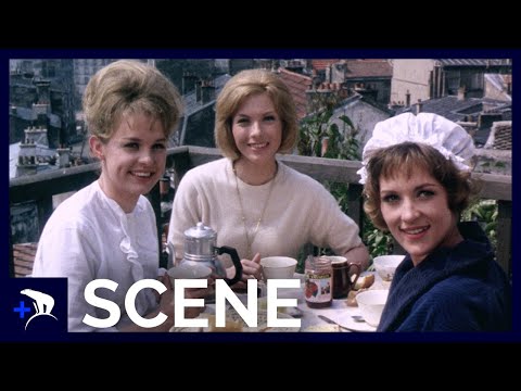 Tre piger i Paris (1963) - Besøg i kupéen