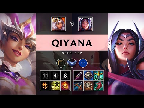 Qiyana Top vs Irelia - EUW Diamond Patch 25.21