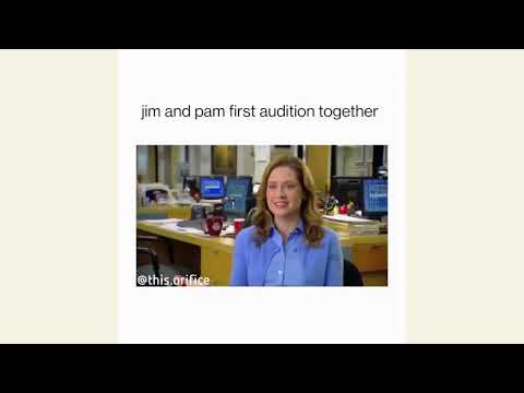 Jim And Pam First Audition Together 🥹 Sweet moment