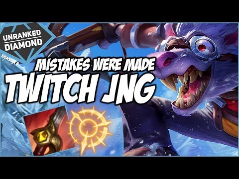 MISTAKES WERE MADE ON TWITCH JUNGLE - Unranked to Diamond Ep.8 | League of Legends