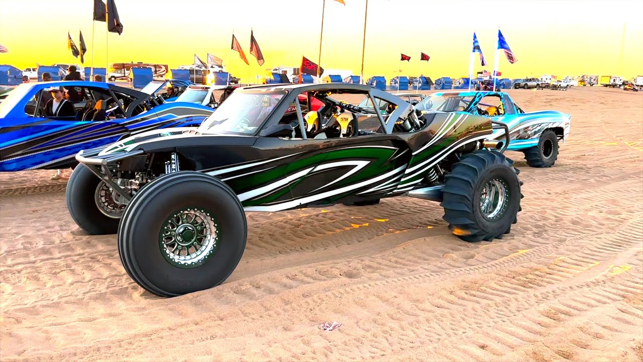 GETTING LOST In Glamis Dunes, Crashing, & Sand Drags New Years 2024 | DIRT BIKE DIARIES EP.210