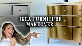 IKEA HEMNES DRESSER Makeover with Fluted Design - Stunning  DIY Transformation!