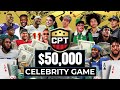 50 NFL ATHLETES VS SKETCH MORE IN 50 000 POKER GAME Celebrity Poker Tour
