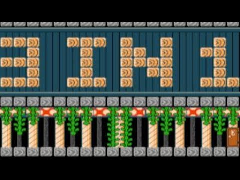 3, 1 Screen Puzzles #2$$$$$$$$$$ by Andrew2121 ~ SUPER MARIO MAKER ~ NO COMMENTARY 1bd