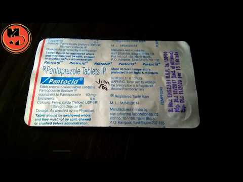 Pantocid antacid tablet, 20mg/40mg
