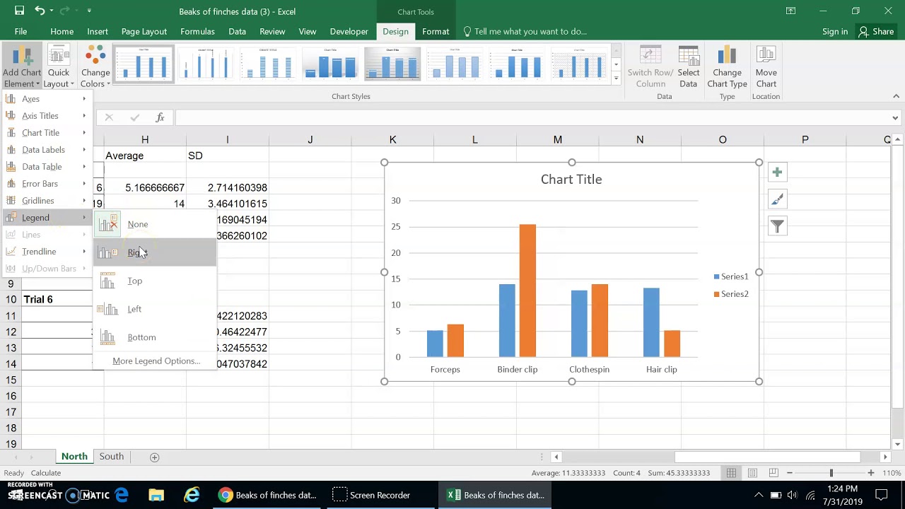 Lab 4 Excel Instructions