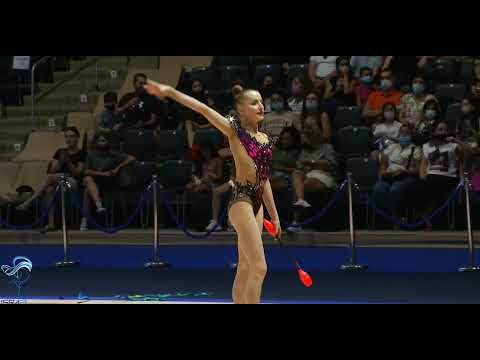 Polina Karika Clubs 22,400 - International Tournament Israel 2021