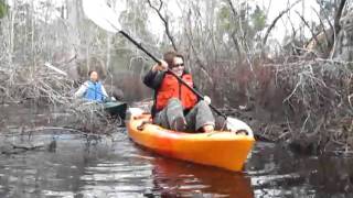 preview picture of video 'Kayak Trip with Obstacles on Whiskey John in Florida'