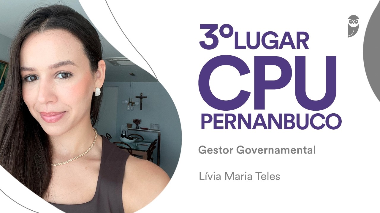 Aprovada no Concurso Unificado de Pernambuco, Lívia Maria conta rotina e trajetória de estudos