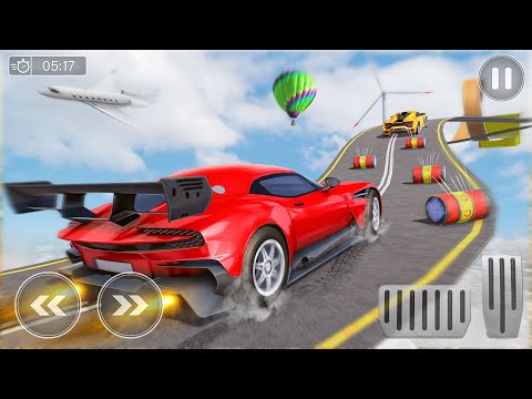 Impossible Stunt Racing Sky High Mega Ramp Gameplay 😱