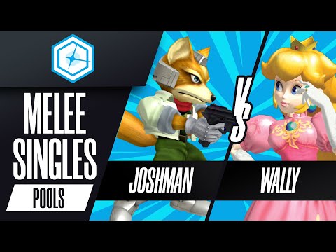 Joshman (Fox) vs Wally (Peach) - Melee Singles Pools Winners Semis - Shine 2023