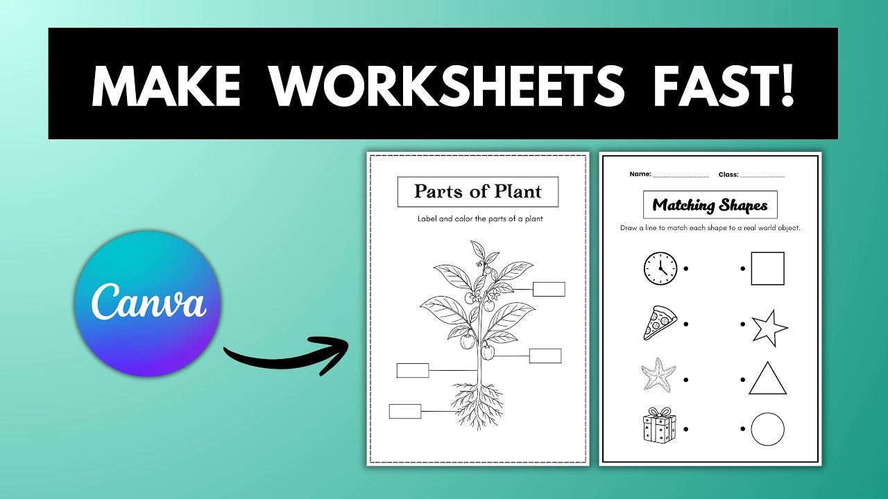 How to Make Printable Worksheets in Canva (Step-by-Step for Teachers)
