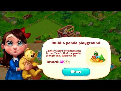 Wild scapes level 4 :Adding a Panda Playground