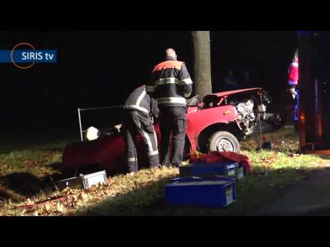 Eenzijdig ongeval op de Vlosbergweg in Heusden