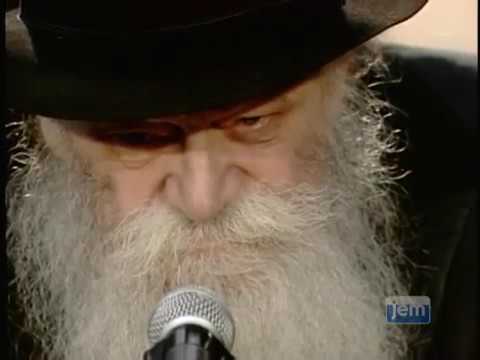 Rav Mordechai EliyahOu and the Rebbe   Chanukah Live 1992