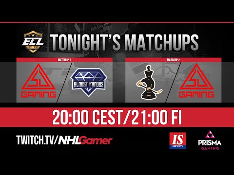 SJ Gaming vs Almost Famous & Checkmate - ECL 10 (Elite) | NHL 20 EASHL 6s