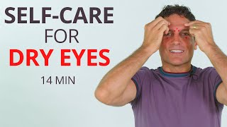 Exercises & Pressure Points for Dry Itchy Eyes - Irritated, red, blurry and tired eyes.