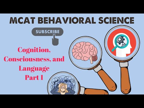 MCAT Behavioral Science: Chapter 4 - Cognition, Consciousness, and Language (1/1)