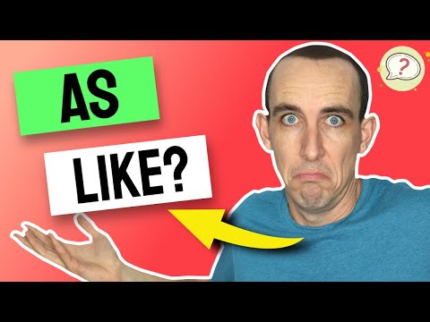 🔥 EXPLAINED... AS v LIKE in English Grammar