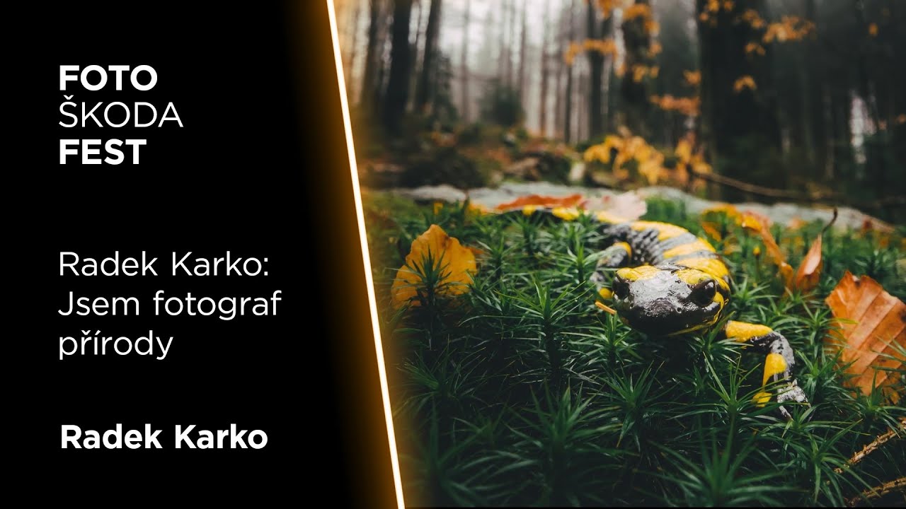 YouTube video - FotoŠkoda FEST Podzim 2023 - Radek Karko: Jsem fotograf přírody