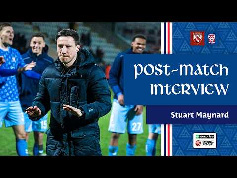 💬 Post-Match Interview | Stuart Maynard | Morecambe (A)