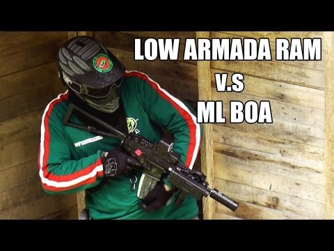 Airsoft Zero Dark Thirty Full Match - LOW ARMADA RAM vs ML BOA
