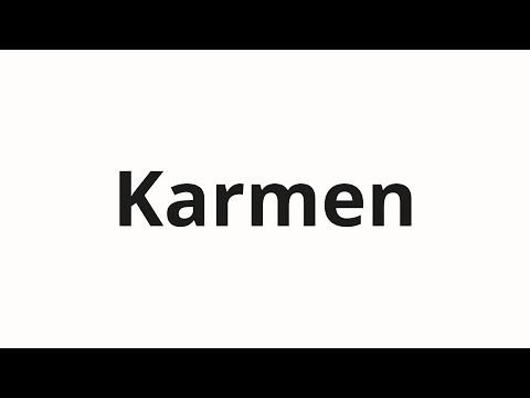 How to pronounce Karmen | Кармен (Carmen in Russian)