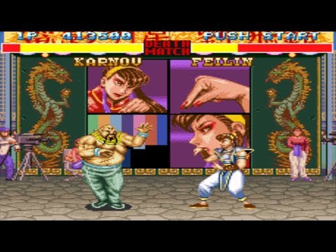 Fighter's History: Mizoguchi Kiki Ippatsu [SNES] - Karnov