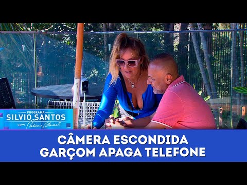 Garçom Apaga Telefone | Câmeras Escondidas (06/08/23)