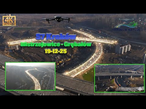 Budowa #S7 #Widoma #Kraków Mistrzejowice Grębałów 19 grudnia. Jutro czy po świętach?