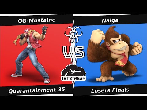 Quarantainment 35 Losers Finals - OG-Mustaine (Terry) Vs. Nalga (Donkey Kong) Smash Ultimate - SSBU
