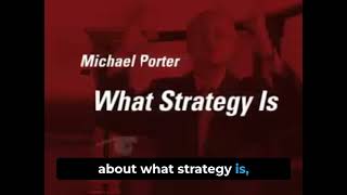 Strategy is NOT what you'll do, but the competitive advantages that you wish to develop