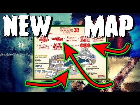 HHN 30 NUOVA MAPPA DELLE SPECULAZIONI! | Universal Orlando