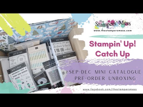 Stampin' Up! Catch Up - Sep-Dec 2023 New Products Unboxing