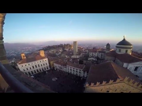 Salita al campanone in Bergamo - Città Alta - Gopro Hero 4