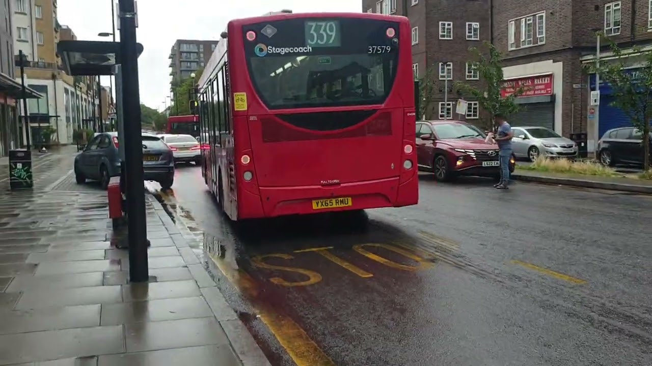 Refurbished Enviro 200 37579 YX65RMU Route 339 To Leytonstone  Oprated By Stagecoach London