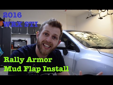 2016 Subaru WRX STI Rally Armor Mudflap Install!
