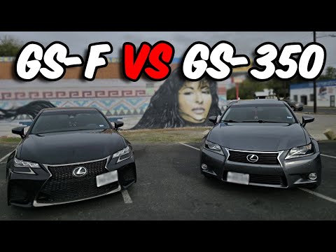 Lexus GS Comparison (GS-F vs GS-350)
