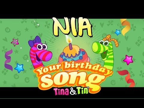 Tina&Tin Happy Birthday NIA 👶🏻 🐎(Personalized Songs For Kids) 💐 🌷 🌹