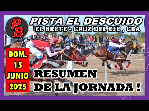 CARRERAS PISTA EL DESCUIDO - EL BRETE, CRUZ DEL EJE (15-06-2025)