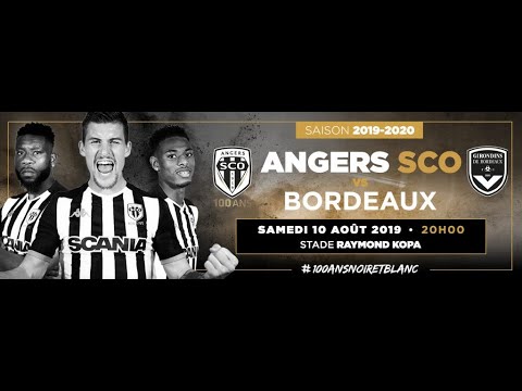 entrée des joueurs lors du match Angers SCO contre Bordeaux