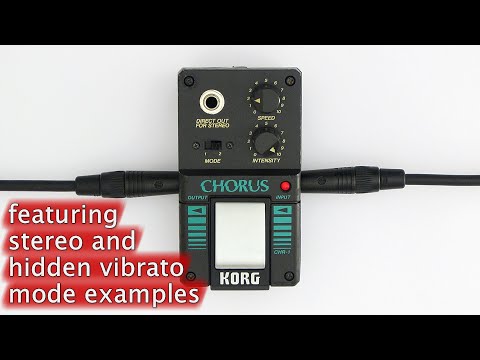 Korg CHR-1 Analog Chorus / Flanger / Vibrato Pedal - Great Condition image 7