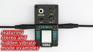 Video thumbnail for KORG CHR-1 Chorus Demo by Pepe Music