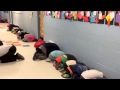 Witness a mock tornado drill at Hunter Elementary