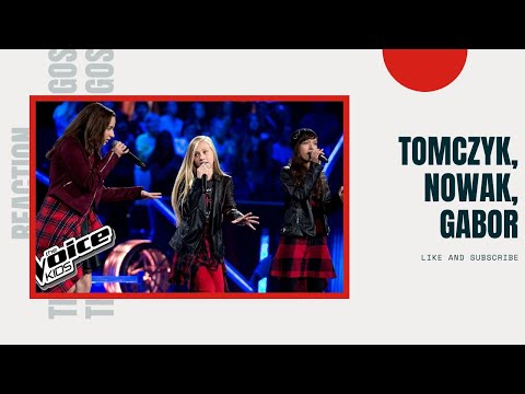 Tomczyk, Nowak, Viki Gabor - "Problem" - Battle - The Voice Kids Poland 2 Reaction Video