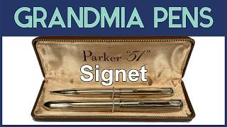 PARKER 51 SIGNET PEN AND PENCIL SET