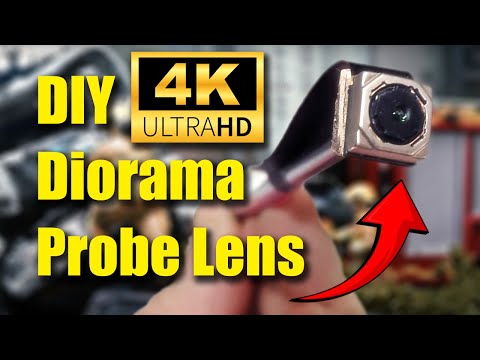DIY Tiny Probe Lens for 1/76 Diorama Videography #probelens #diorama #3dprinting