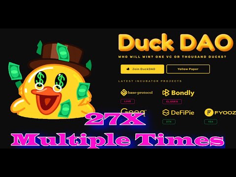 How I 27X With These Projects  Giveaway Duck Dao Dime Base Protocol #DDIM