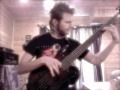 Augury- Simian Cattle (Fretless bass cover) 