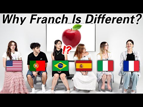 Why Franch is so different? Pronunciation Differences Between 6 Country!!l  Romance Language+English